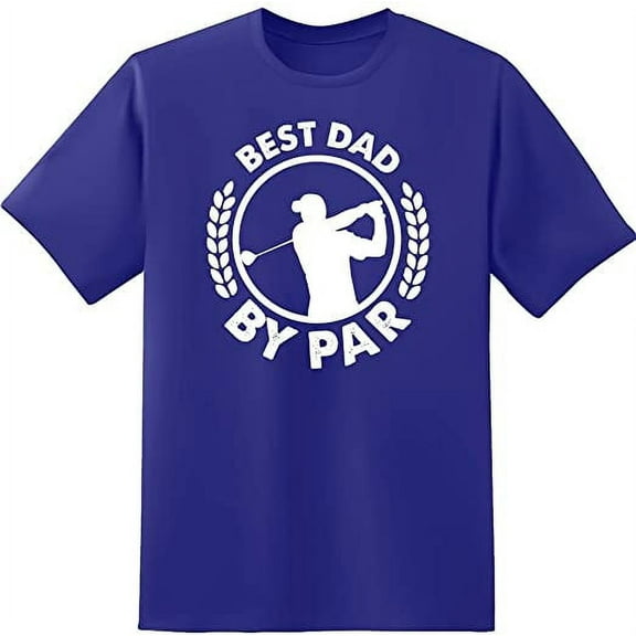 RedBarn Best Dad By Par Funny Golf Fathers Day Gift Love For Daddy Mens Graphic T Shirts