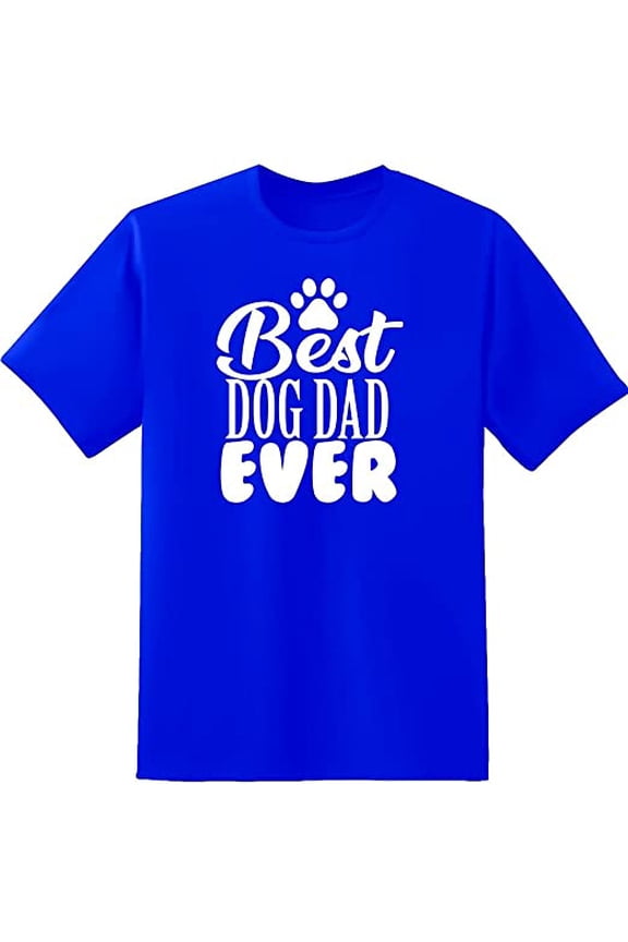 RedBarn Best Dog Dad Ever Pet Lovers Cool Fathers Day Funny Mens Graphic T Shirts