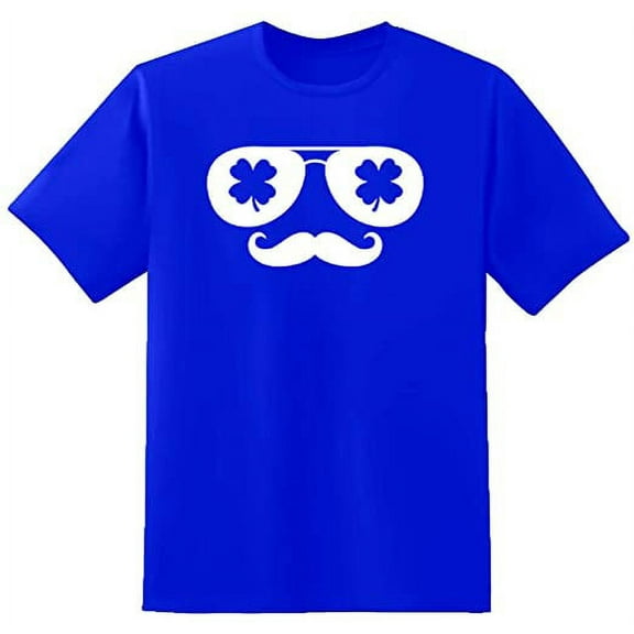 RedBarn Clover Glasses Novelty Sarcastic Funny Mens Graphic T Shirts