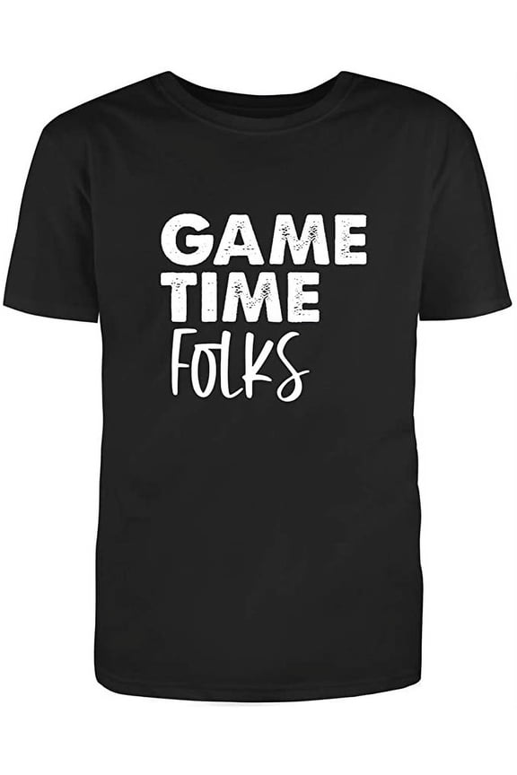 Game Time Folks Gaming Player Lover Great Gift Adult Mens Graphic T Shirts