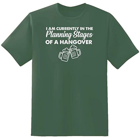 RedBarn I Am Currently In The Planning Stages Of A Hangover Novelty Sarcastic Funny Mens Graphic T Shirts
