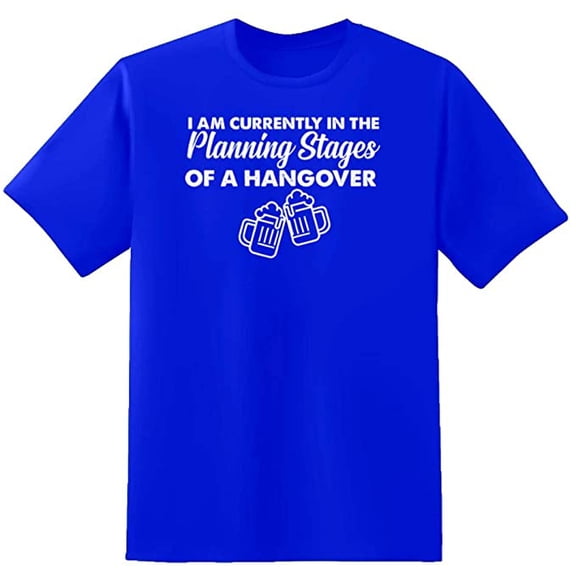 RedBarn I Am Currently In The Planning Stages Of A Hangover Novelty Sarcastic Funny Mens Graphic T Shirts