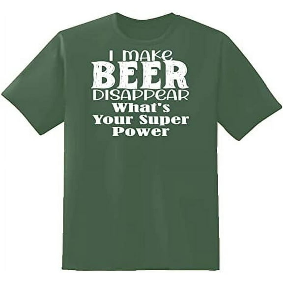 RedBarn I Make Beer Disappear What is Your Super Power Too Funny Sarcastic Mens Graphic T Shirts
