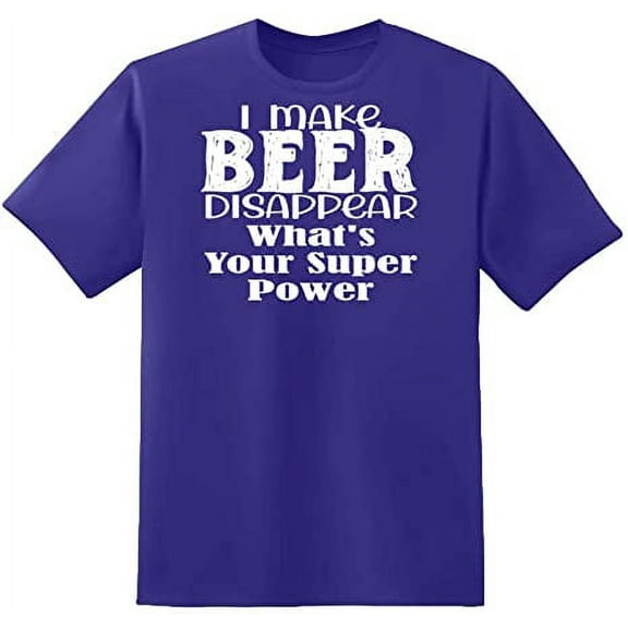 RedBarn I Make Beer Disappear What is Your Super Power Too Funny Sarcastic Mens Graphic T Shirts