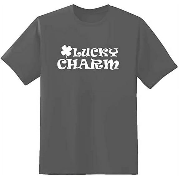 RedBarn Lucky Charm Great Gift Lover Novelty Sarcastic Funny Mens Graphic T Shirts