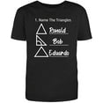 thumbnail image 1 of RedBarn "Name The Triangles Men's Cotton T Shirt Black 2X-Large, 1 of 1
