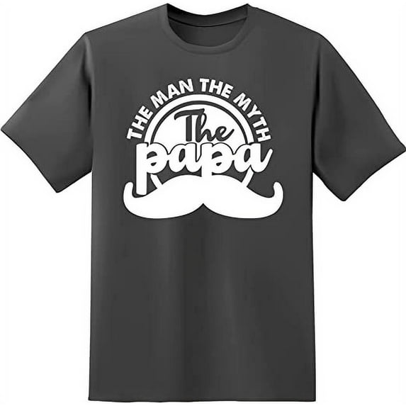 RedBarn The Man The Myth Is Papa Love His Family Fathers Day Gift Mens Graphic T Shirts