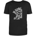 thumbnail image 1 of RedBarn Unisex Black Half Sleeves Cotton The Triangle of Life Graphic Humor Sarcastic Funny T Shirt, 1 of 3