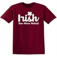 thumbnail image 1 of RedBarn Unisex Garnet Half Sleeves Cotton "Irish You Were" Graphic T Shirt, 1 of 2