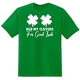 thumbnail image 1 of RedBarn Unisex Irish Green Half Sleeves Cotton Good Luck Graphic T Shirt, 1 of 2