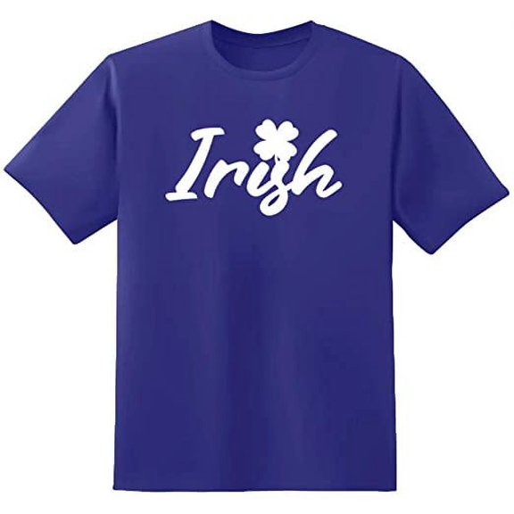 RedBarn Unisex Navy Half Sleeves Cotton "Irish" Graphic T Shirt