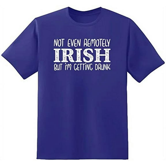 RedBarn Unisex Navy Half Sleeves Cotton Not Even Remotely Graphic T Shirt