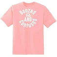 thumbnail image 1 of RedBarn Unisex Pink Half Sleeves Cotton Confused Graphic T Shirt, 1 of 2