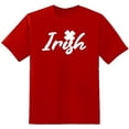 thumbnail image 1 of RedBarn Unisex Red Half Sleeves Cotton "Irish" Graphic T Shirt, 1 of 2