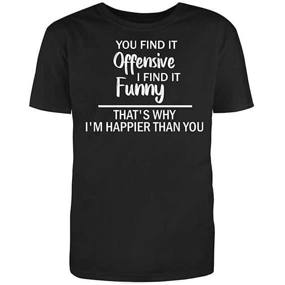 RedBarn You Find It I Find It Funny Cotton Novelty Funny Mens Graphic T Shirts