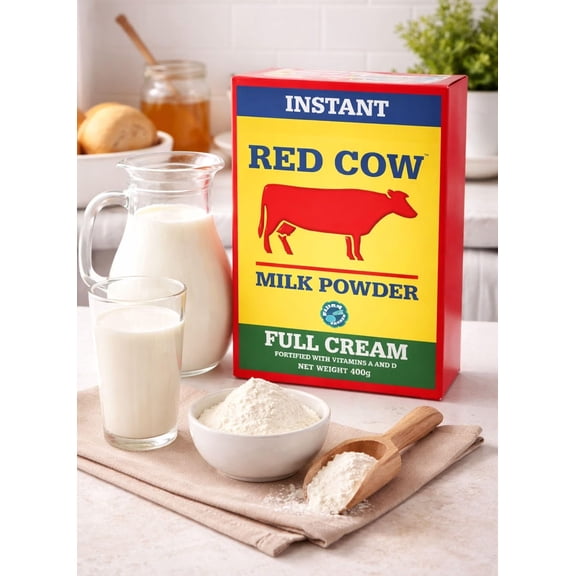RedCow - Full Cream DRY Milk Powder (Pack of 2 x 400g)