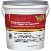 RedGard Ready To Use Waterproofing And Crack Prevention - Pink - 1 Gal   Residential Use, Standard Application