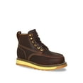 thumbnail image 1 of RedHawk Boot Co. Badlands Men's Soft Toe 6" Leather Mocc Toe Work Boots with Dual Density Sole, 1 of 7