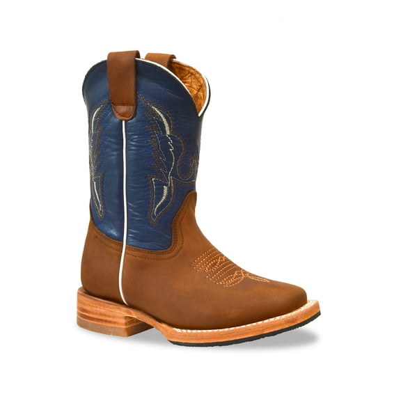 RedHawk Boot Co. Kids Wide Square Toe Cowboy Boots