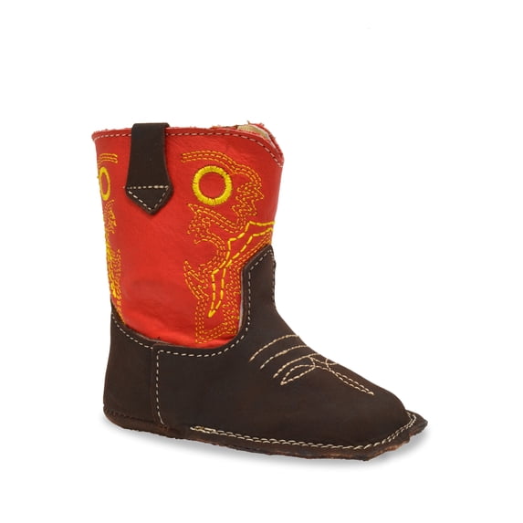 RedHawk Boot Co. Little Cowpokes Wide Square Toe Booties