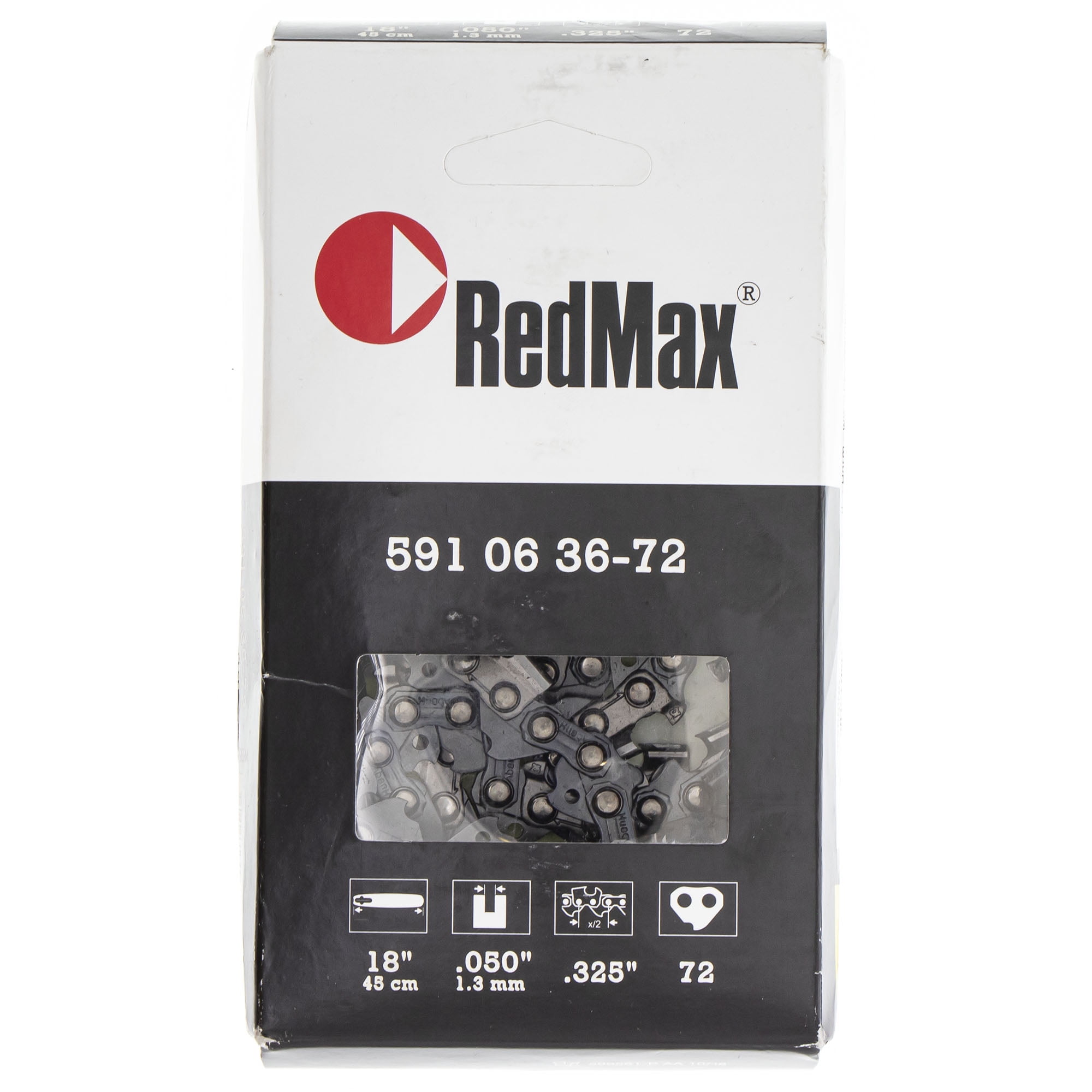RedMax 591063672 Husqvarna 18" Chainsaw Chain H30-72 .050" Gauge .325" Pitch 72 Drivelink