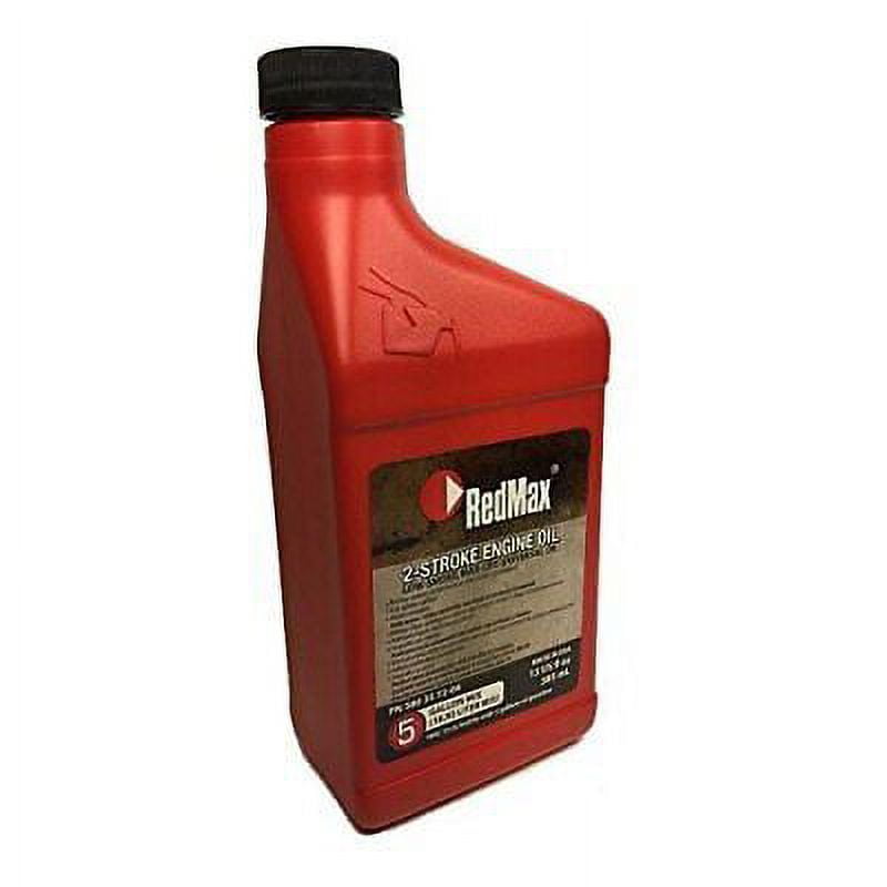 RedMax OEM MaxLife 2Cycle Oil Bottle 501 5 gal Mix 580357204, 13 oz