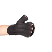 RedMoby Sigvaris-1202-GLR-L Medaglove Glove with Foam Chips for Left Side - Black, Medium Regular