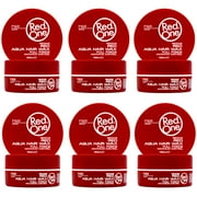 RedOne Aqua Hair Wax Maximum Hold Full Force Hair Gel, 150ml 6 pack RED C29