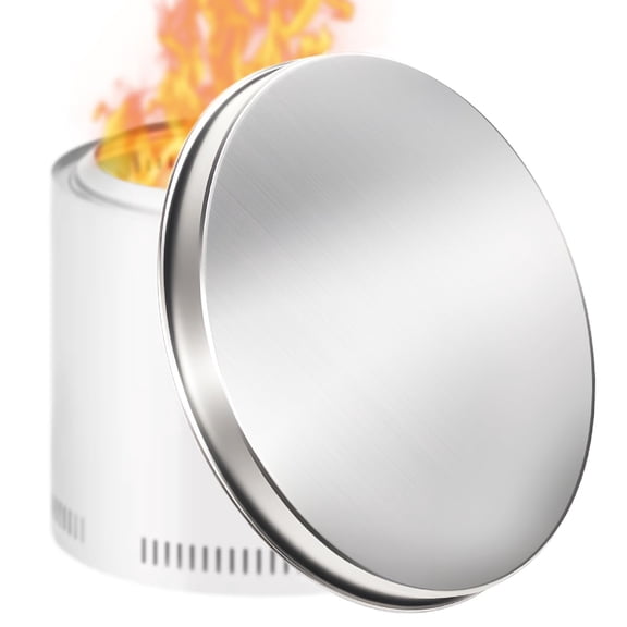 RedSwing 20" Fire Pit Cover Lid for Solo Stove Bonfire, Round Stainless Steel Fire Pit Top Metal Cover, Heavy Duty Outdoor Patio Camping Accessory for Protection and Tabletop Use