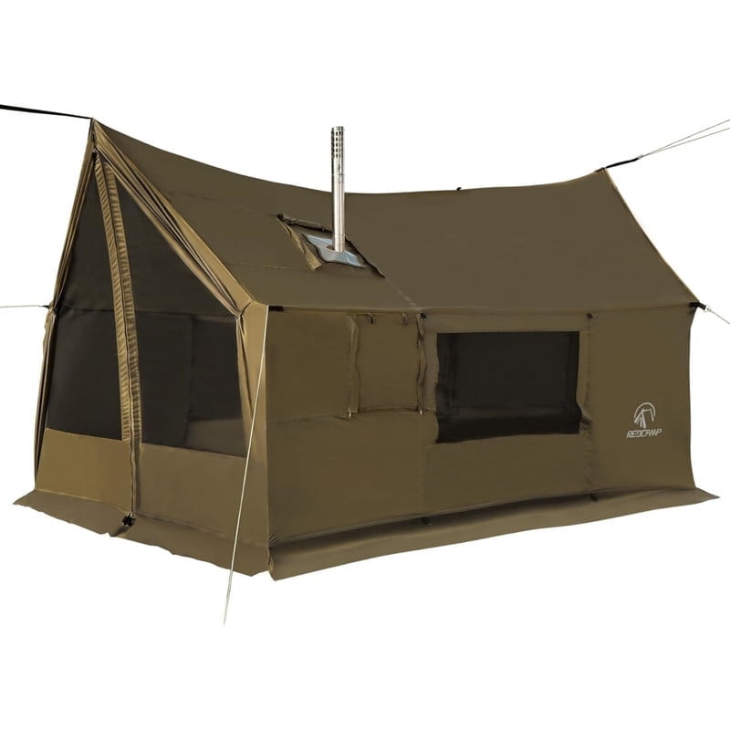 RedSwing 4 Season Hammock Hot Tent with Stove Jacks, 11.8x6.6x6.2ft Winter Tent with Snow Skirt, Lightweight for Camping Hunting