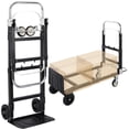 thumbnail image 1 of RedSwing Folding Convertible Hand Truck – 4 Wheels, 2-in-1 Heavy Duty Dolly Cart for Moving Luggage, Garage, and Home, 500 lbs, 1 of 9