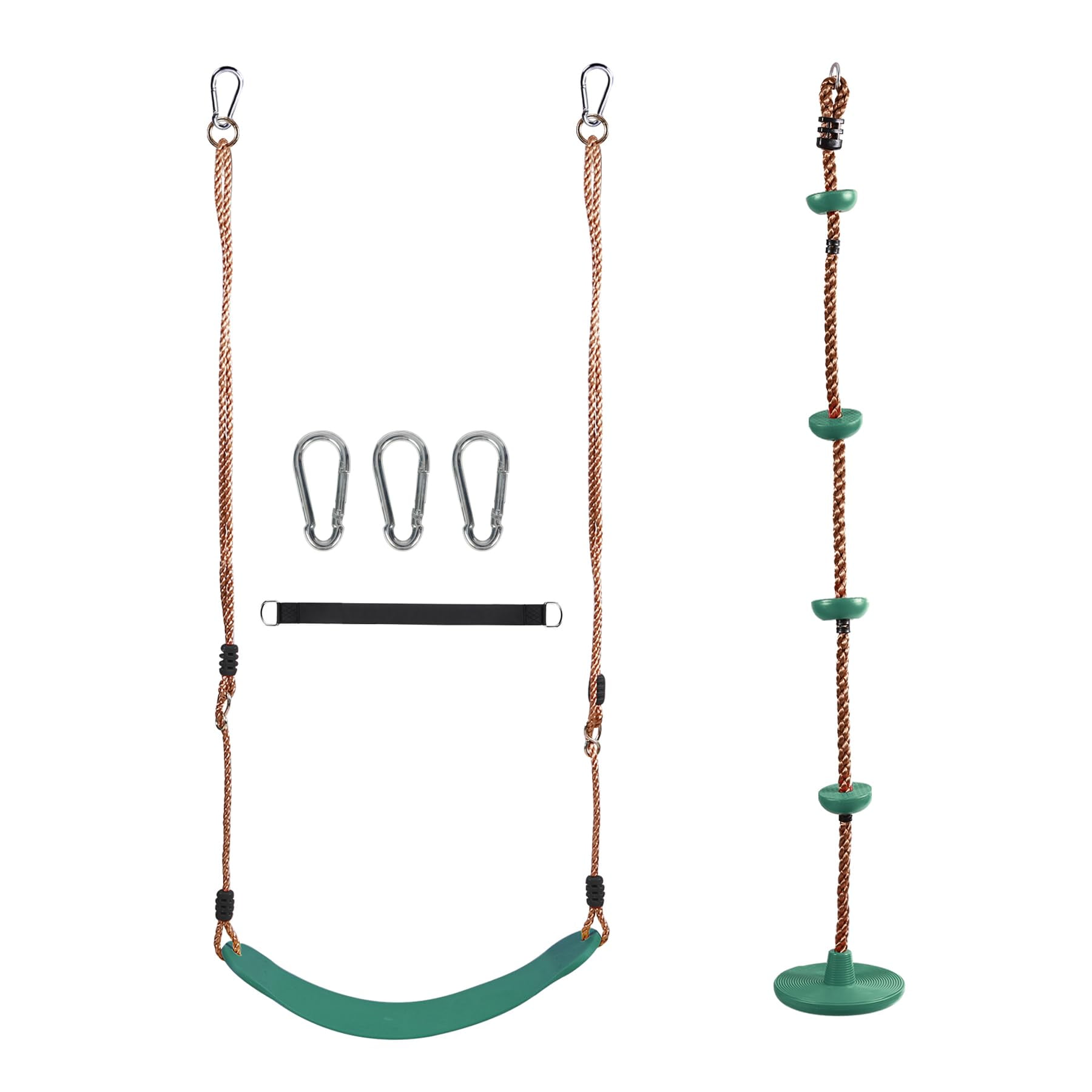 RedSwing Kids Belt Swing Seat and Plastic Climbing Rope Swing for ...