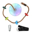thumbnail image 1 of RedSwing  LED Climbing Rope Swings for Trees, Heavy Duty Plastic Disc Swing Seat for Kids and Adults with Hanging Strap and Snap Hooks, Multicolor, 1 of 9