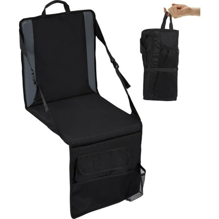RedSwing Portable Stadium Seat Cushions for Bleachers, Waterproof Oxford Extra Thick Foam Bleacher Cushions  with Pocket for Outdoor Sports