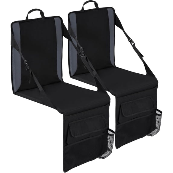 RedSwing Portable Stadium Seat Cushions for Bleachers, Waterproof Oxford Extra Thick Foam Bleacher Cushions with Pocket for Outdoor Sports
