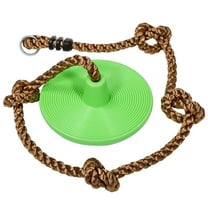 RedSwing Pro 3-in-1 Adventure Swing for Kids, Climbing Rope Swing, Adjustable Tree Disc Seat and Tangle-Free Rope for Indoor/Outdoor Play, Grass green