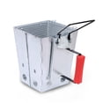 thumbnail image 1 of RedSwing Quick Ignition Foldable Charcoal Chimney Starter with Grill, Multi-Functional BBQ Charcoal Grill Starter, Wood Stove and Rocket Stove for Outdoor Lawn, Patio & Camping, 1 of 6