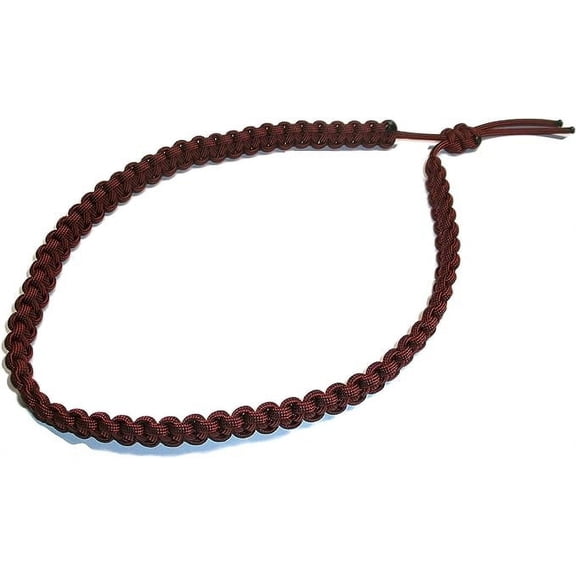 RedVex Cobra Hat Band - 550 Paracord - Cowboy Hat Band - Choose your color (Licorice)