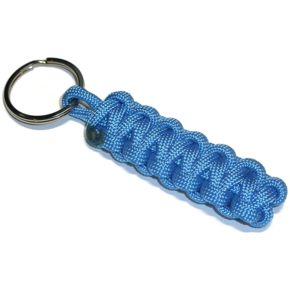 RedVex Cobra Style Paracord Key Chain - Choose your color (Qty-1) (Baby Blue)
