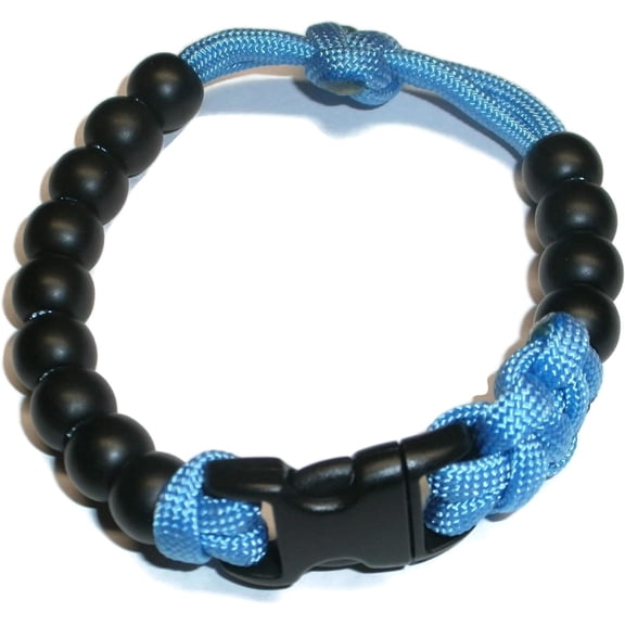 RedVex Pace Counter Bead Bracelet - Choose Your Color and Size (Baby Blue - 8.5-inch)