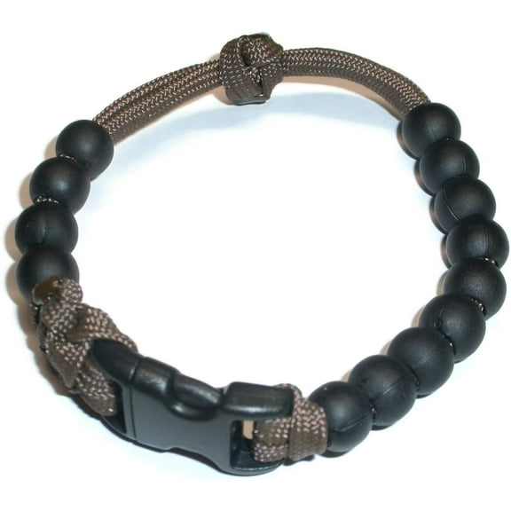 RedVex Pace Counter Bead Bracelet - Choose Your Color and Size (Brown - 8-inch)