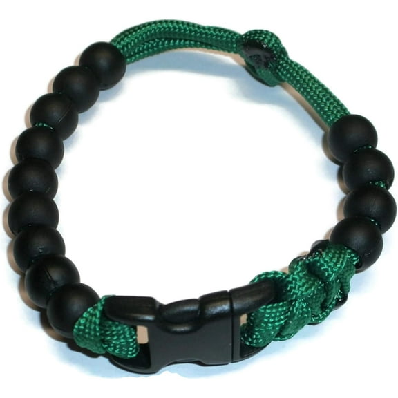 RedVex Pace Counter Bead Bracelet - Choose Your Color and Size (Green - 8.5-inch)