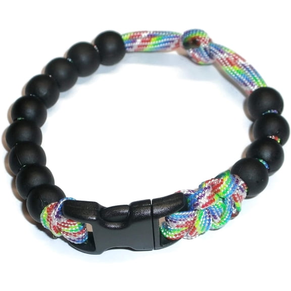 RedVex Pace Counter Bead Bracelet - Choose Your Color and Size (Tye Dye - 8.5-inch)