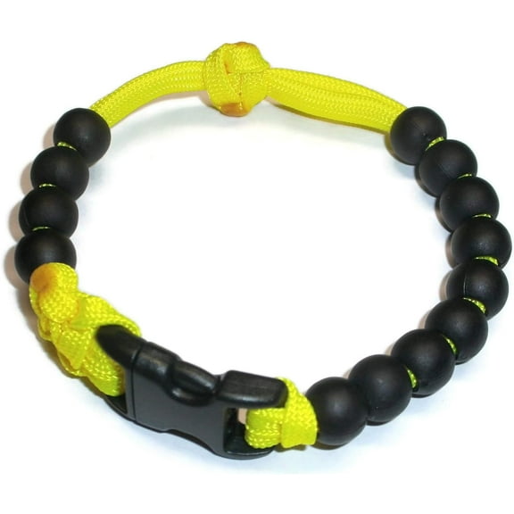 RedVex Pace Counter Bead Bracelet - Choose Your Color and Size (Yellow - 8-inch)