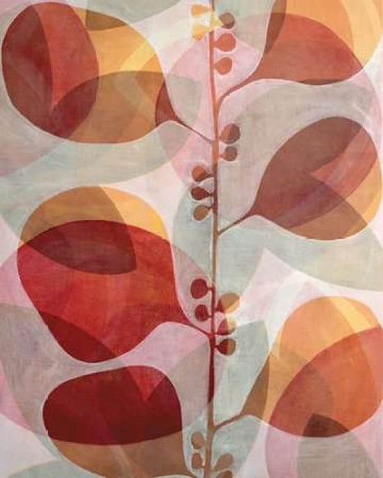 RedYellow Berries Canvas Art - Sarah Leslie (24 x 30)