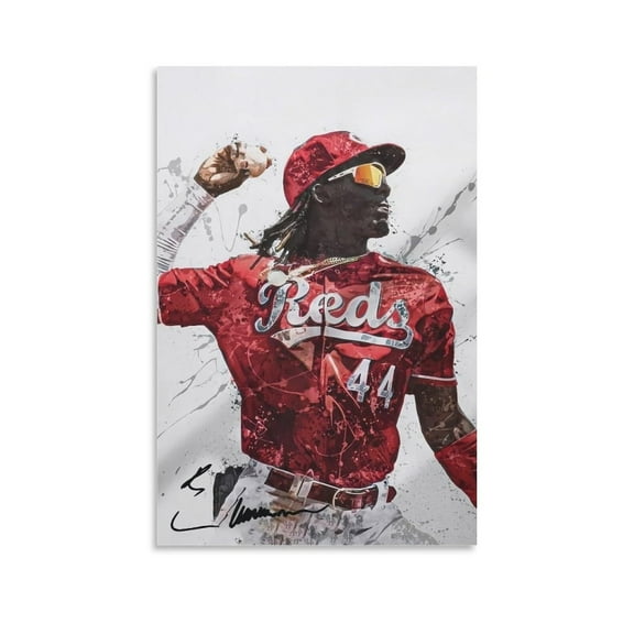Redamancy American Baseball Player Elly De La Cruz Canvas Wall Art Poster For Room Aesthetic And Decor Poster For Bedroom Living Room Bathroom Kitchen Office Decor