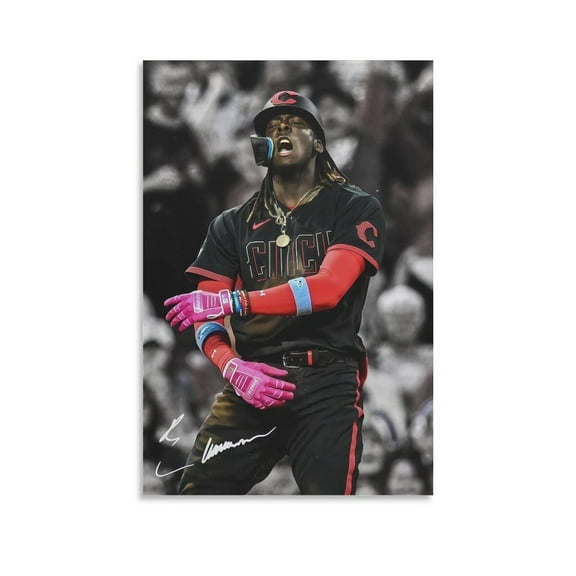 Redamancy American Baseball Player Elly De La Cruz Canvas Wall Art Poster For Room Aesthetic And Decor Poster For Bedroom Living Room Bathroom Kitchen Office Decor