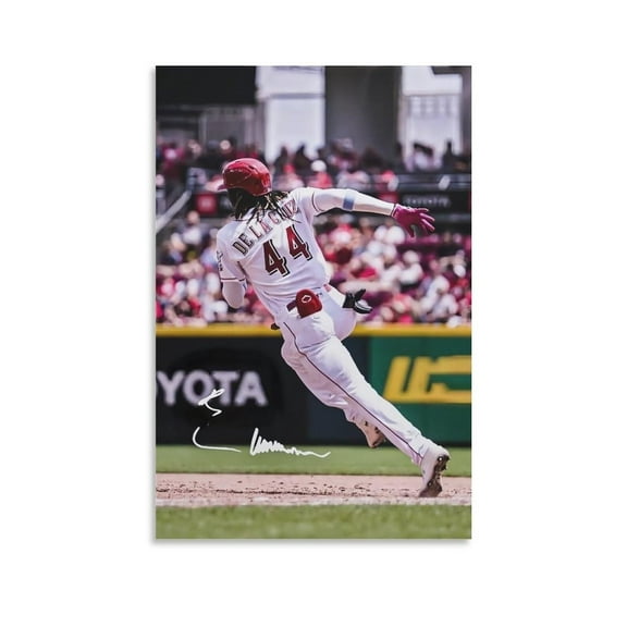 Redamancy American Baseball Player Elly De La Cruz Canvas Wall Art Poster For Room Aesthetic And Decor Poster For Bedroom Living Room Bathroom Kitchen Office Decor