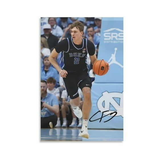 Redamancy American Basketball Player Cooper Flagg Canvas Wall Art Poster For Room Aesthetic And Decor Poster For Bedroom Living Room Bathroom Kitchen Office Decor