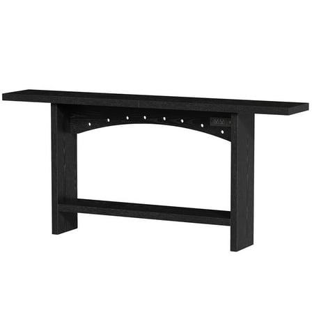Redayfur 70.8-Inch Extra Long Sofa Table,Console Table for Entryway, Narrow Entryway Table Wood Sofa Table for living room,Black